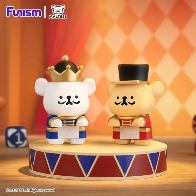 FUNISM Série PupSnap de Cães Maltês: Conjunto de Bonecos de Ação em Caixa Surpresa para Colecionadores – Presente Divertido de Aniversário