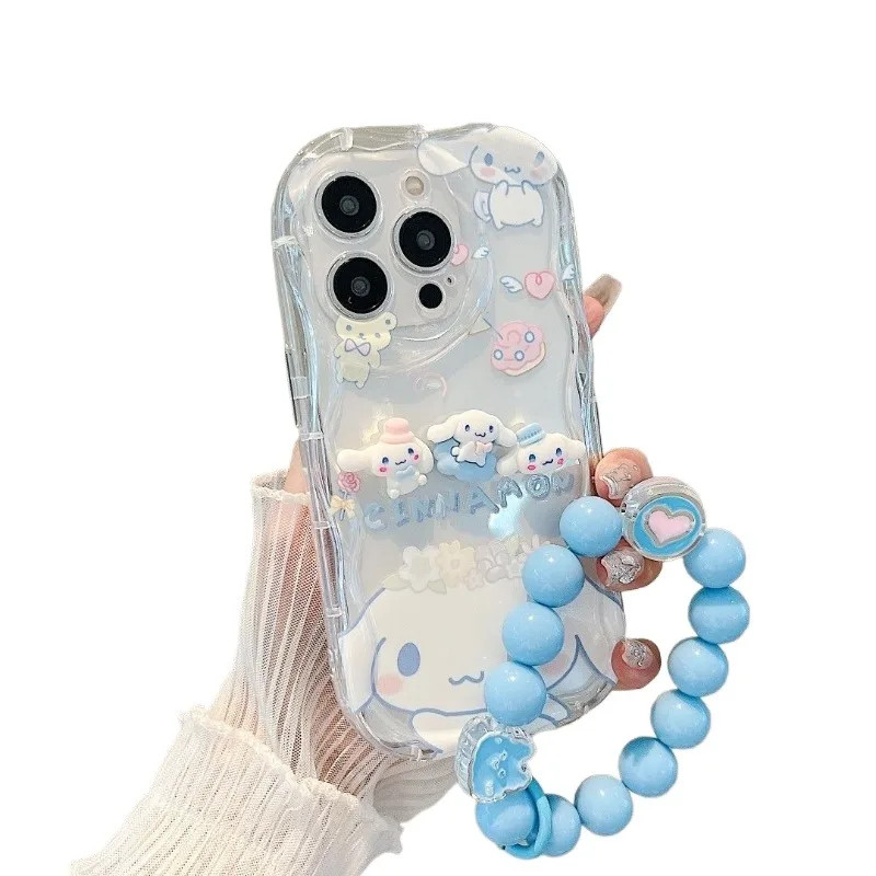 Y2k Cinnamoroll Kawaii Sanrio Anime Etui na telefon do Cute Cartoon iphone15 14Promax Mini Xr Xsmax Apple Shell Prezenty dla dziewczynek