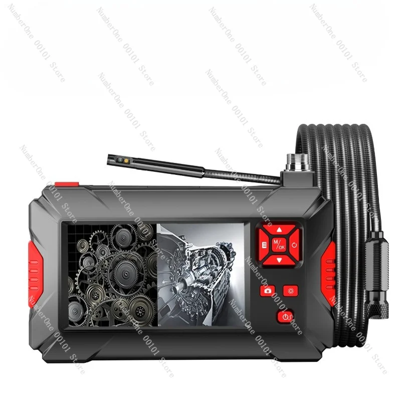 Dual Lens 360° Rotatable HD Pipe Camera Steering Inspection Scope For Auto Engine Repair