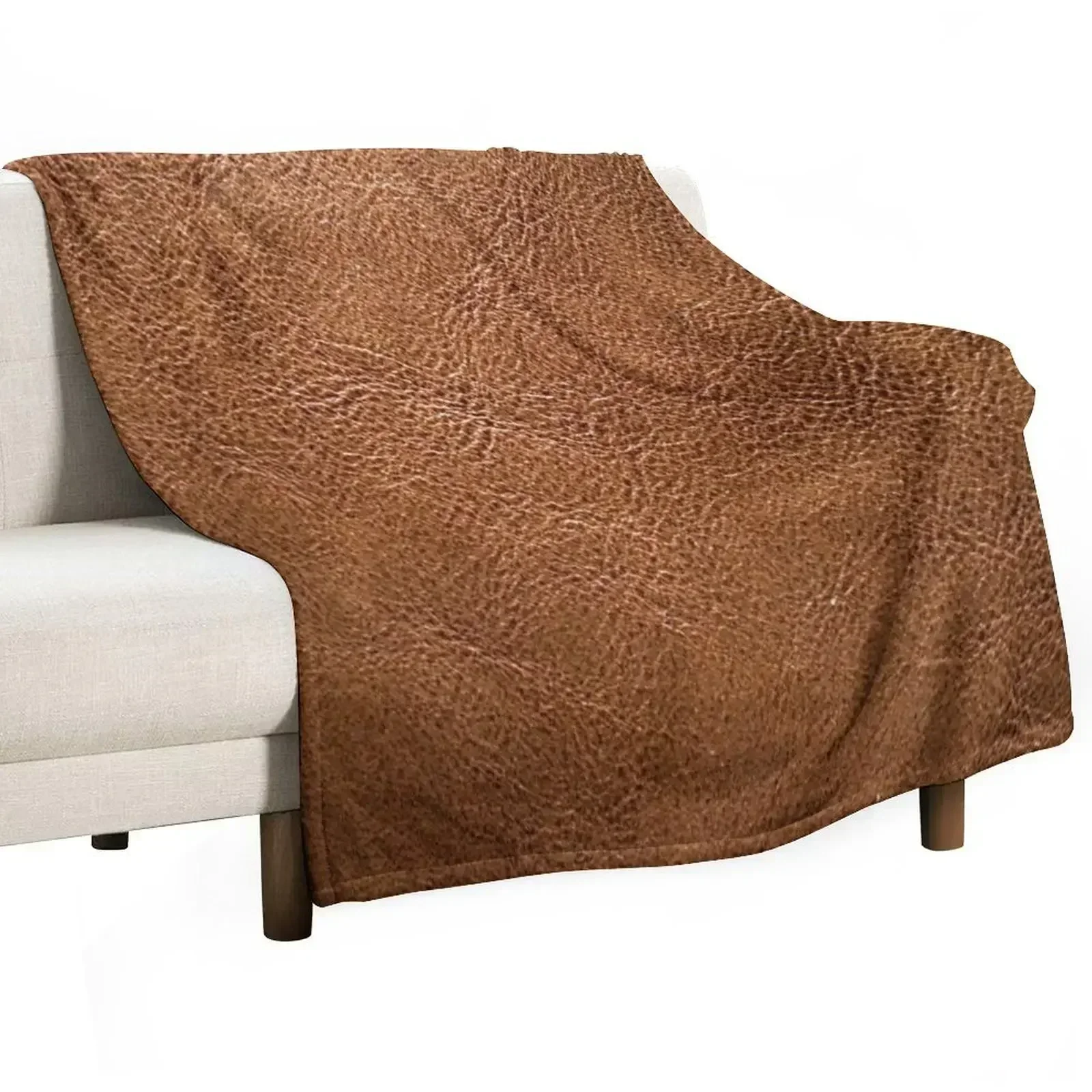 

Beautiful Pu Leather Maribu Leather Throw Blanket Moving Thin Blankets