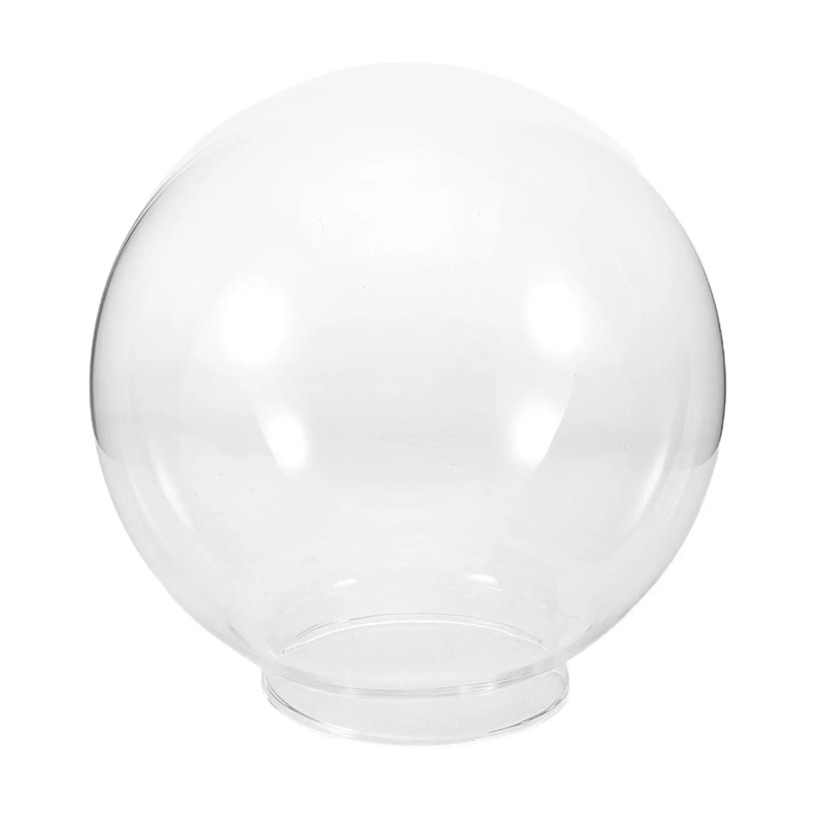 Glass Globe Lamp Shade Replacement Clear Round Sphere Lamp Cover 15Cm Modern Pendant Light Fixture Bedroom Living Room Dining