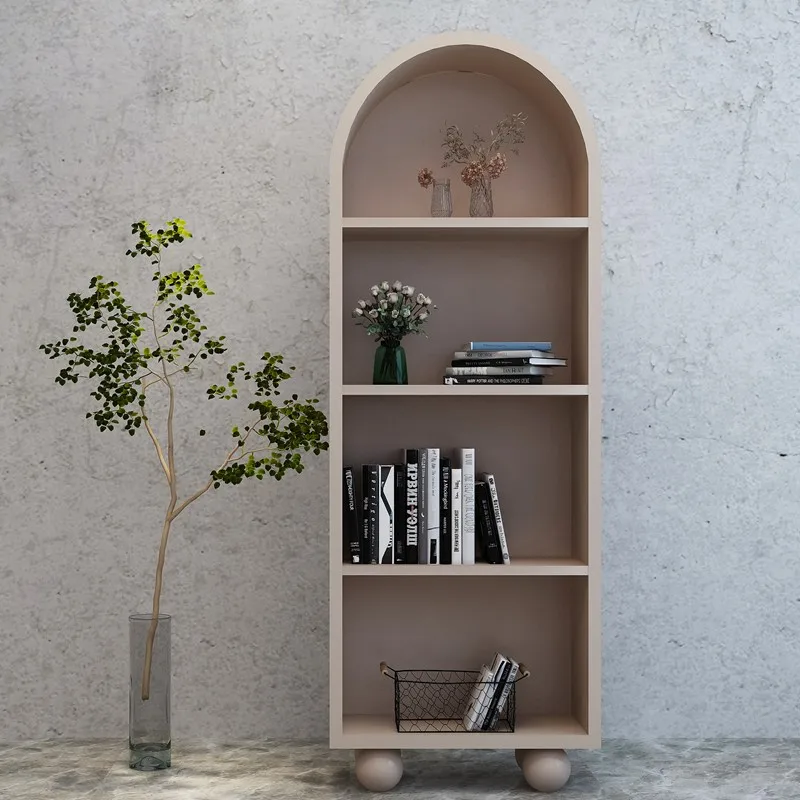 

Showcase Display Cabinet Small Bookcase Corner Standing Storage Cabinet Locker Bookshelf Simple and Modern