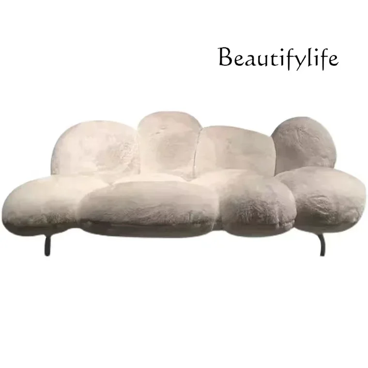 Plush casual sofa chair living room bedroom recliner