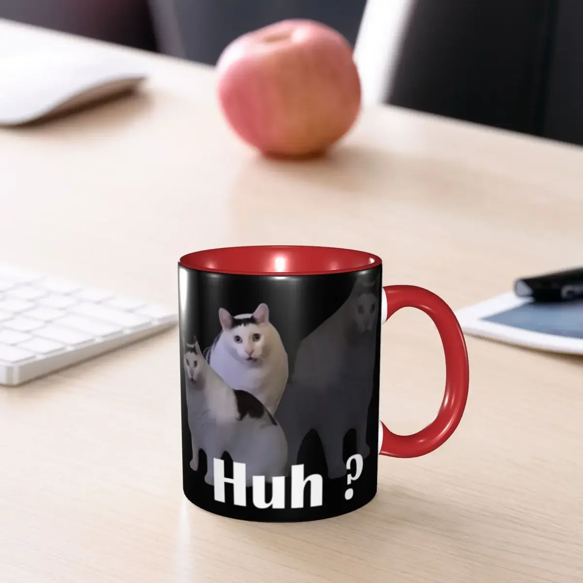 كوب هوه كات ميمي، أكواب قهوة سيراميك مضحكة، أكواب شاي، كوب حليب، أدوات للشرب، هدايا للأصدقاء #6