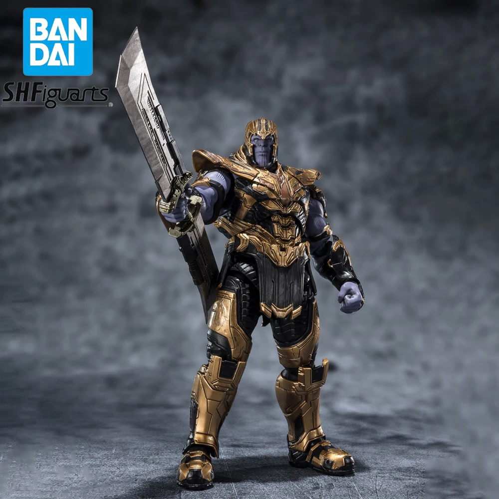 

In Stock Original Bandai SHFiguarts The Avengers Infinity Saga Thanos Figure Anime Genuine Action Model