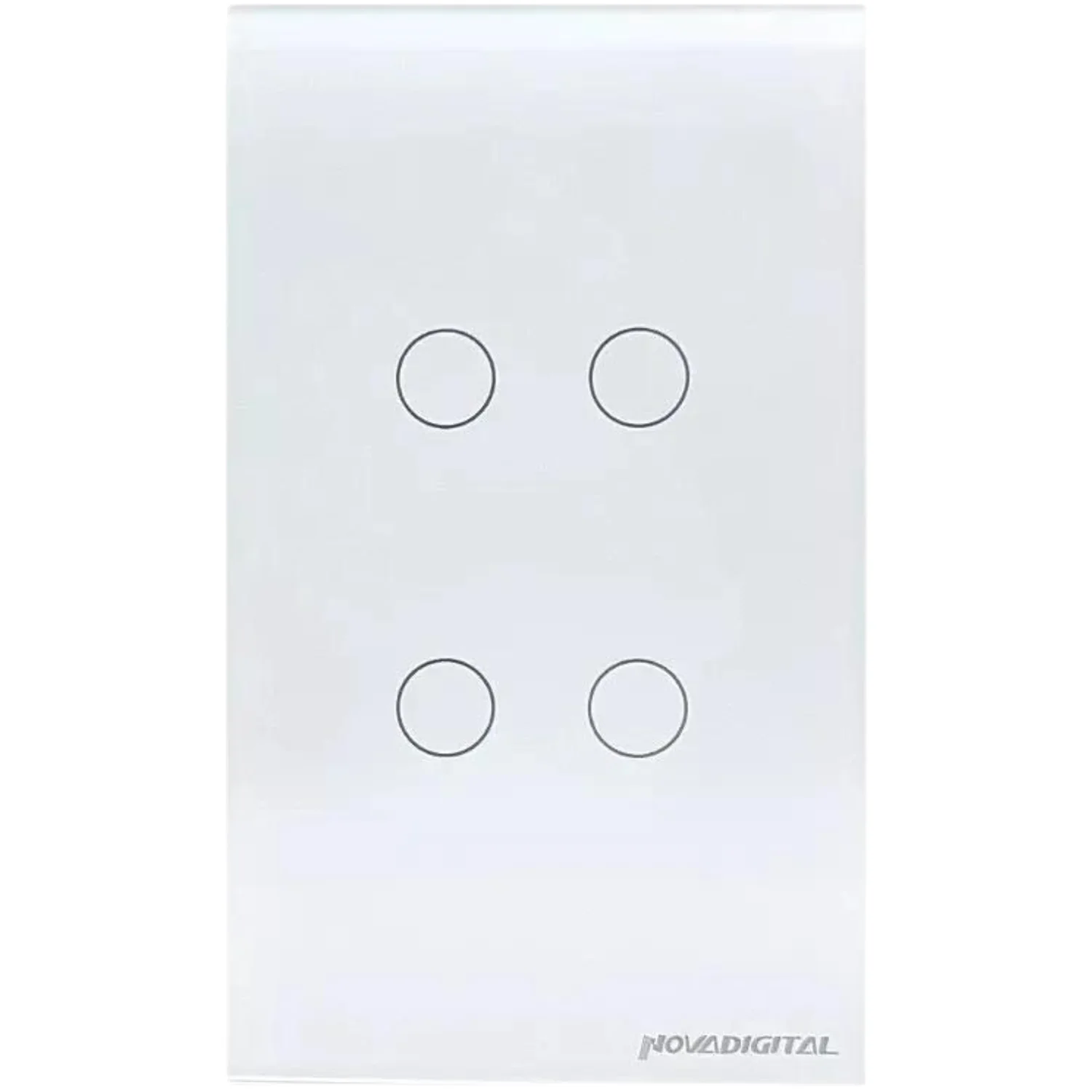 Zigbee Touch Switch with 4 Buttons White Novadigital ZTS-4