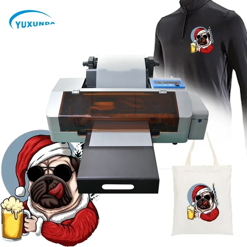 Digital T Shirt Textile Printing Machine Heat PET Film DTF Printer With  Epson Printer