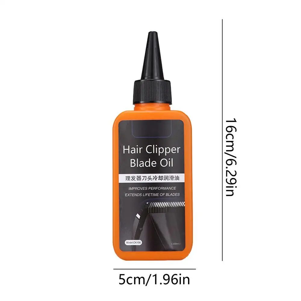 Huile pour lames de tondeuse à cheveux 100ml, huile d'entretien pour tondeuse électrique et rasoir, 