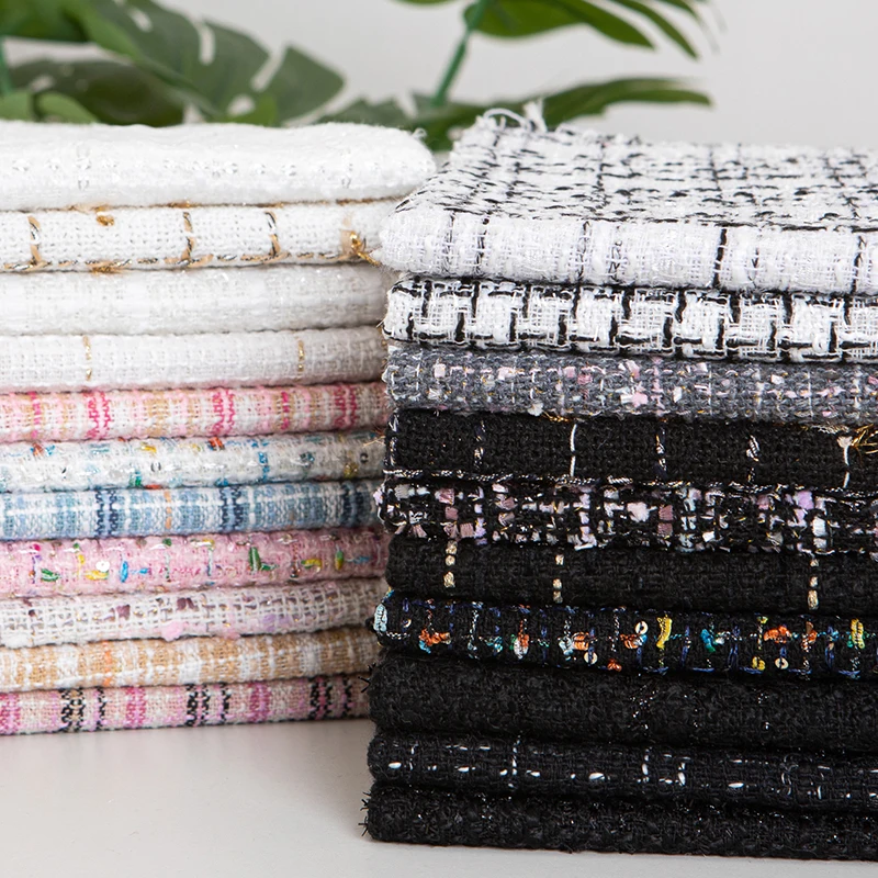 ผู้หญิง Tweed ผ้าหนาโดยเมตรสํา - Sewing Tweed บทวิจารณ์และราคา