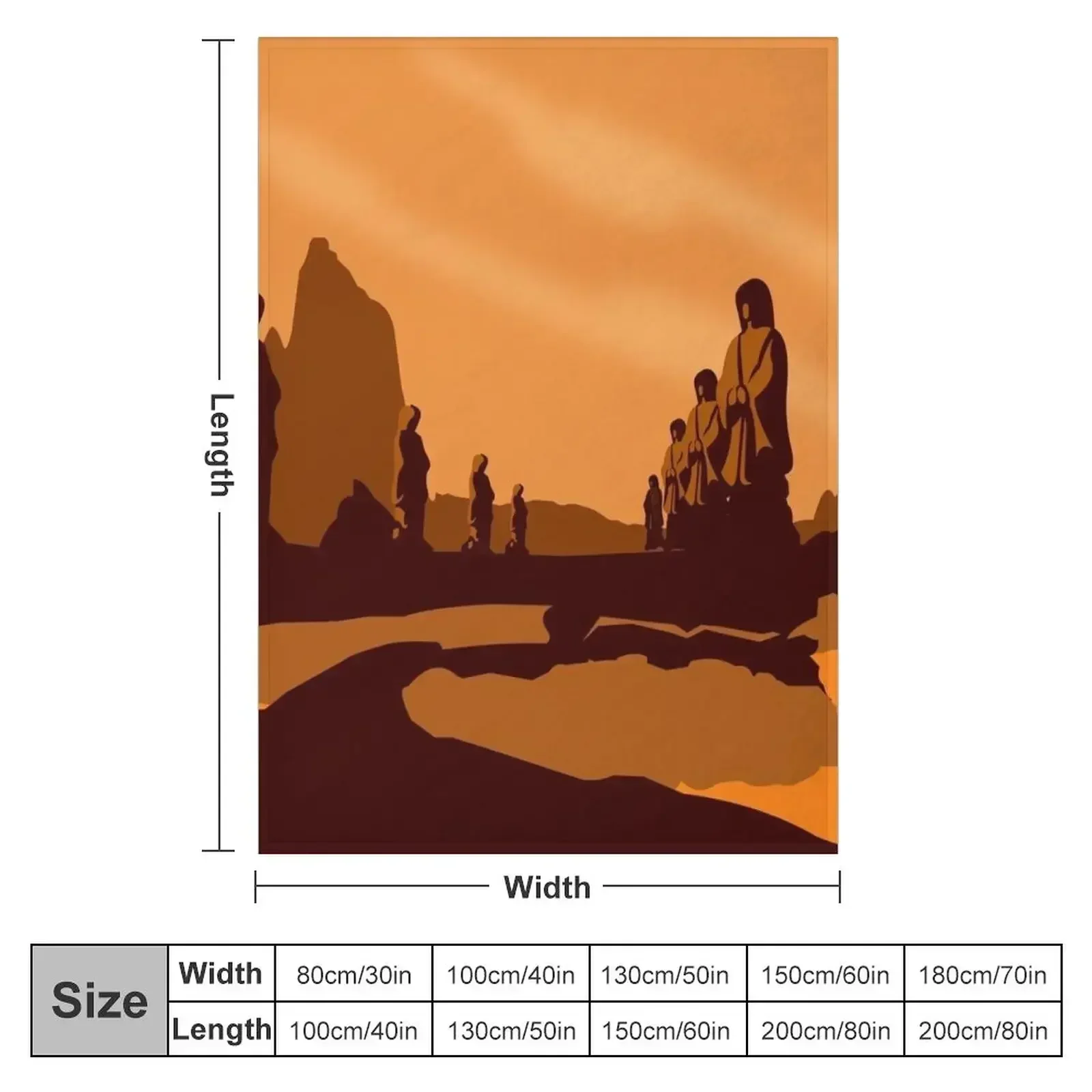 Vulcan Travel Poster Throw Blanket Large Shaggy Blankets