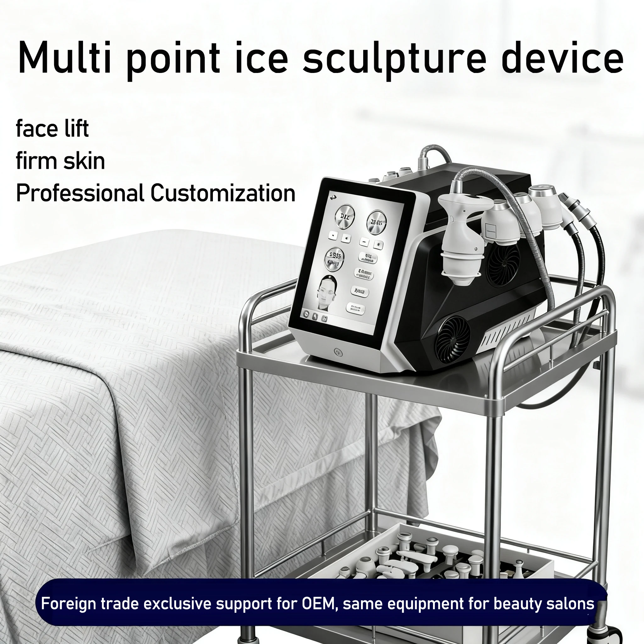 Настольная многоточечная ледяная скульптура для лифтинга лица и тела, подтяжки и ощущения льда, подходит для салонов красоты