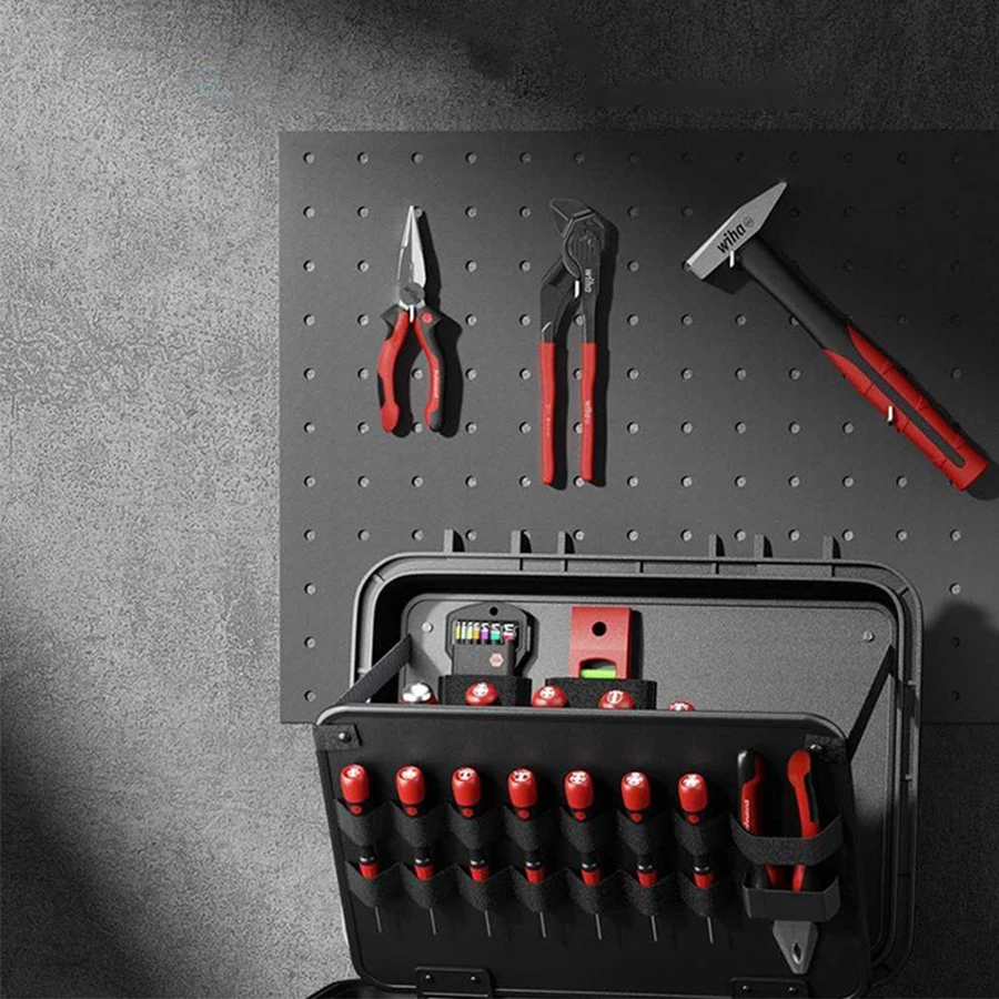 WIHA 60 in 1 Multi-tool Set Professional Repairman\'s Kit Repair Kit Set Household Hand Tool Set with Storage Case German Quality