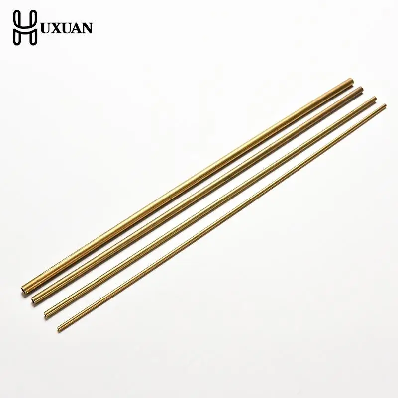 Diameter 2/3/4/5mm Brass Tubes Brass Pipe Brass Tube Length 30cm Long 0.45mm Wall Cutting Tool Parts