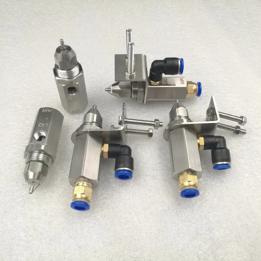 Drip-Free Air Atomizing Nozzle, Ultrasonic Air Atomizer, Fog Misting Sprinkler Head, Cooling, Dust Removal, SV980, SV882, SK508
