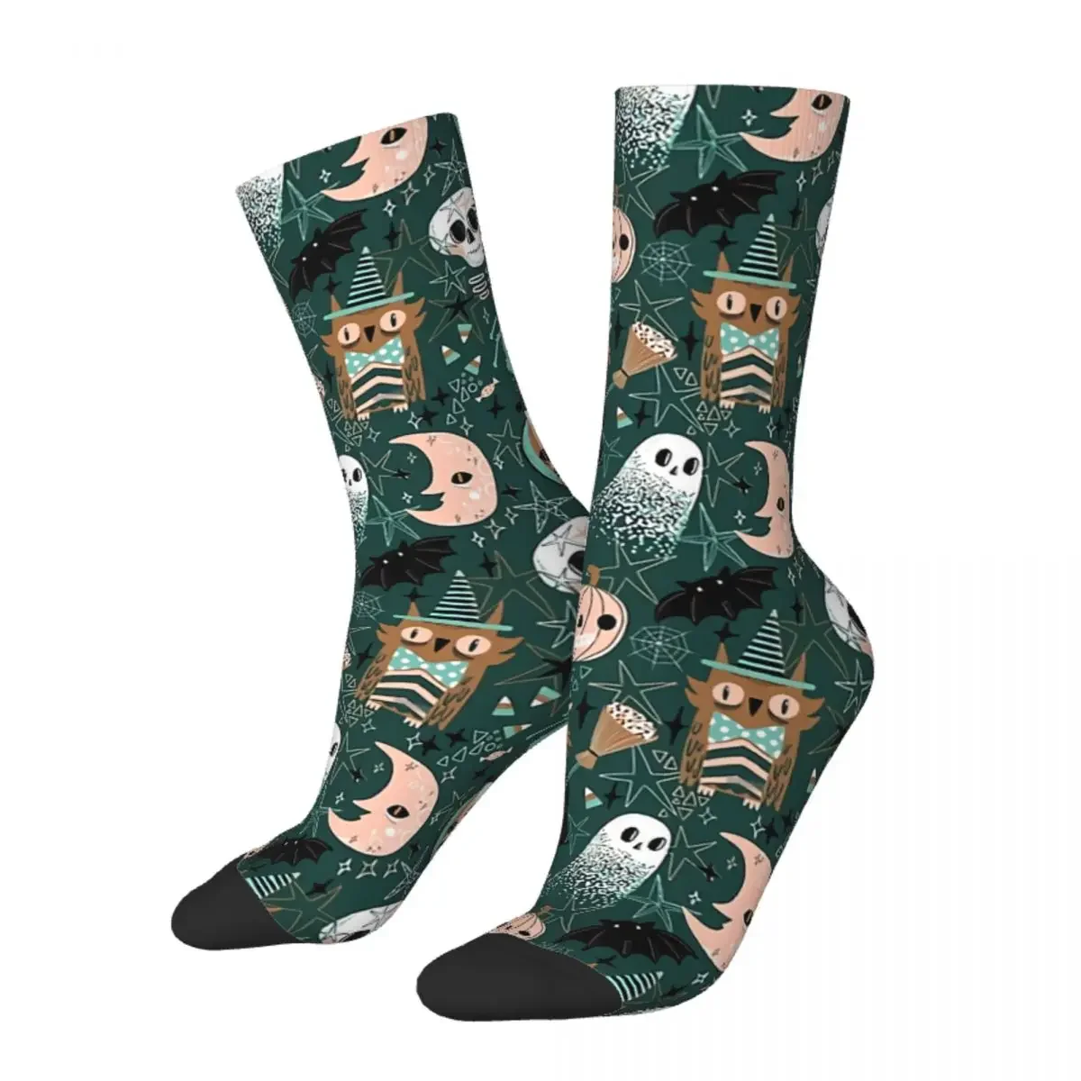 

Funny Men's Socks Hello Vintage Harajuku Halloween Street Style Novelty Crew Crazy Sock Gift Pattern Printed