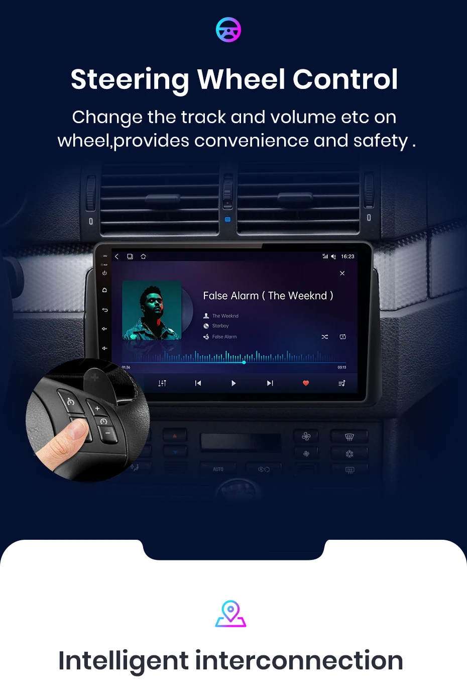 Junsun carplay android auto autoradio für benz c klasse w203 2005 2006-2009 gps intelligente systeme tereo multimedia autoradio – Detail 13