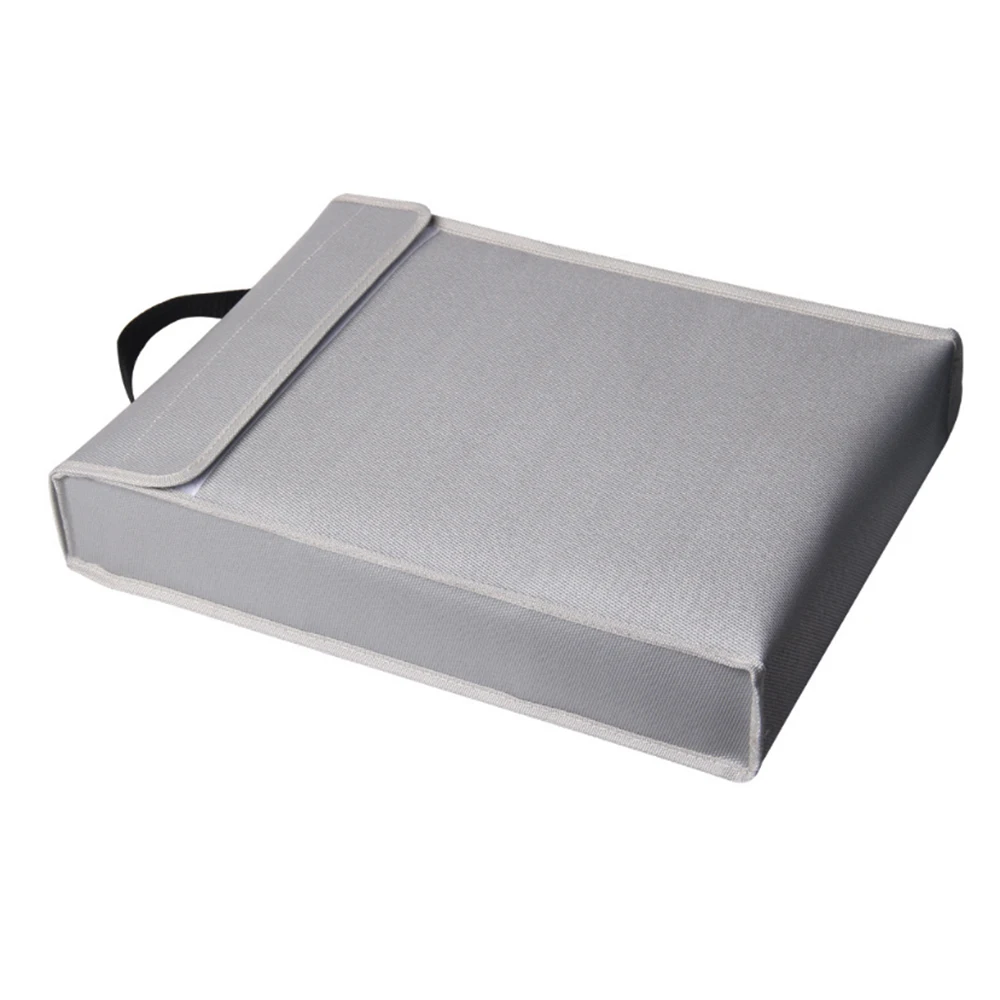 

Portable Fireproof Document Bag Holder Pouch Safe Bag Fire & Water Resistant File Folder Safe Storage for Laptop Jew