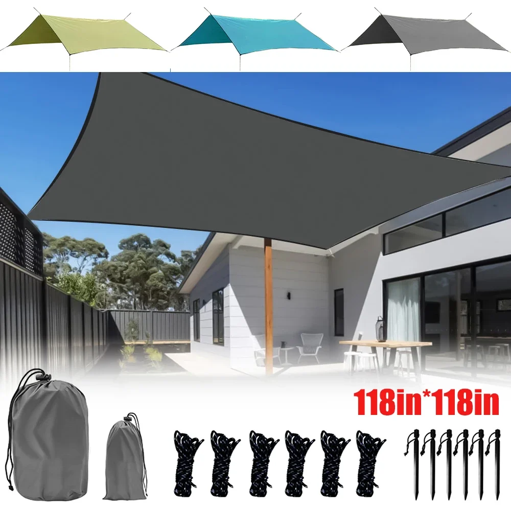 

10x10FT палатка для кемпинга Оксфорд водонепроницаемая большая космическая солнцезащитная палатка сверхлегкий тент семейный глэмпинг уличная складная палатка для кемпинга