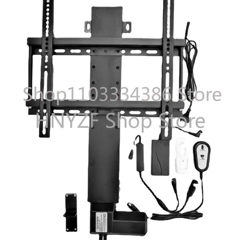 TV Lift Bracket  Ac Input 500/700/800mm TV Bracket Suitable for 40-60 Inch TV with Remote Control Controller Installation Parts