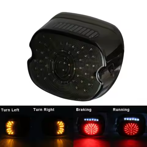 Motorcycle LED Tail Brake Light For Harley Softail Sportster 1200 883 Road King Dyna Glide Electra Glide Night Train Low Rider