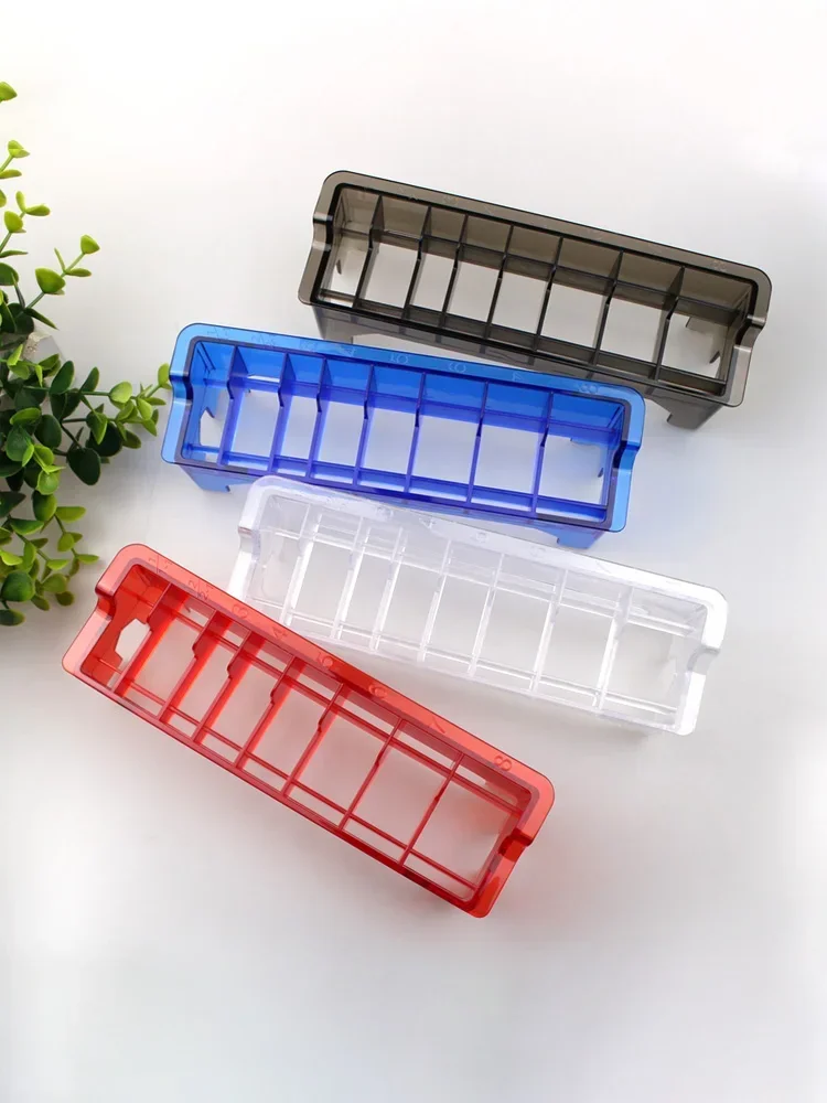 

10 ячеек, направляющая для машинки для стрижки волос, коробка для хранения, универсальная направляющая для машинки для стрижки волос, расческа для салона, инструмент для укладки волос, аксессуары