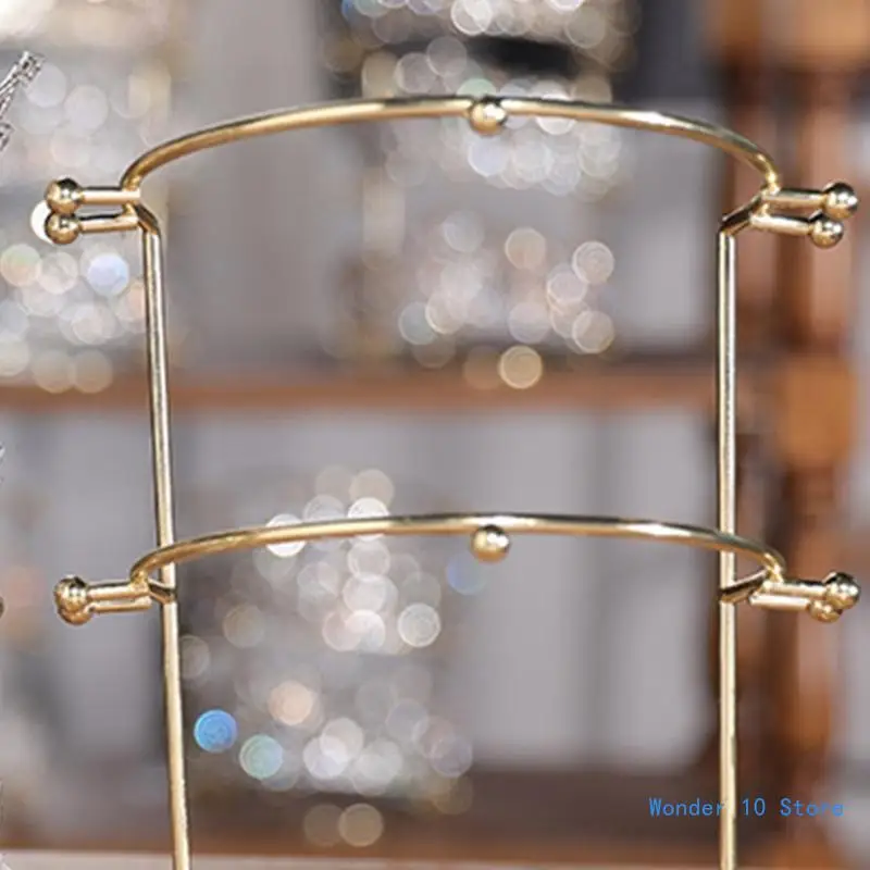 Braut Display Rack Gold Metall Kronen Ständer Halter Braut Stirnband Ständer