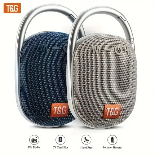 Imagen 1 del producto TG321 Altavoz de tela Bluetooth inalámbrico portátil impermeable para exteriores caja de música HIFI Mini altavoz estéreo activo bt tws de graves