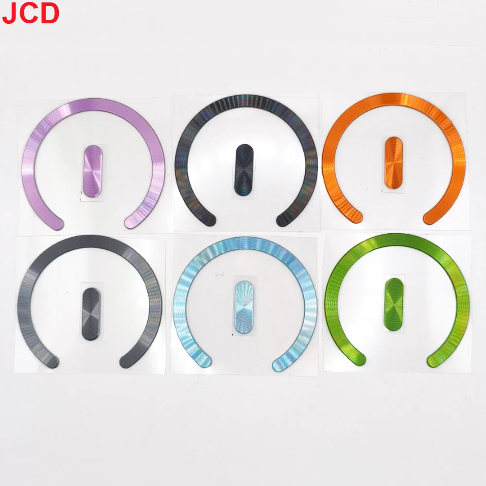 JCD 5 piezas para accesorios de teléfono Apple tiras magnéticas anillos magnéticos abiertos fundas de teléfono soportes magnéticos montados en coche