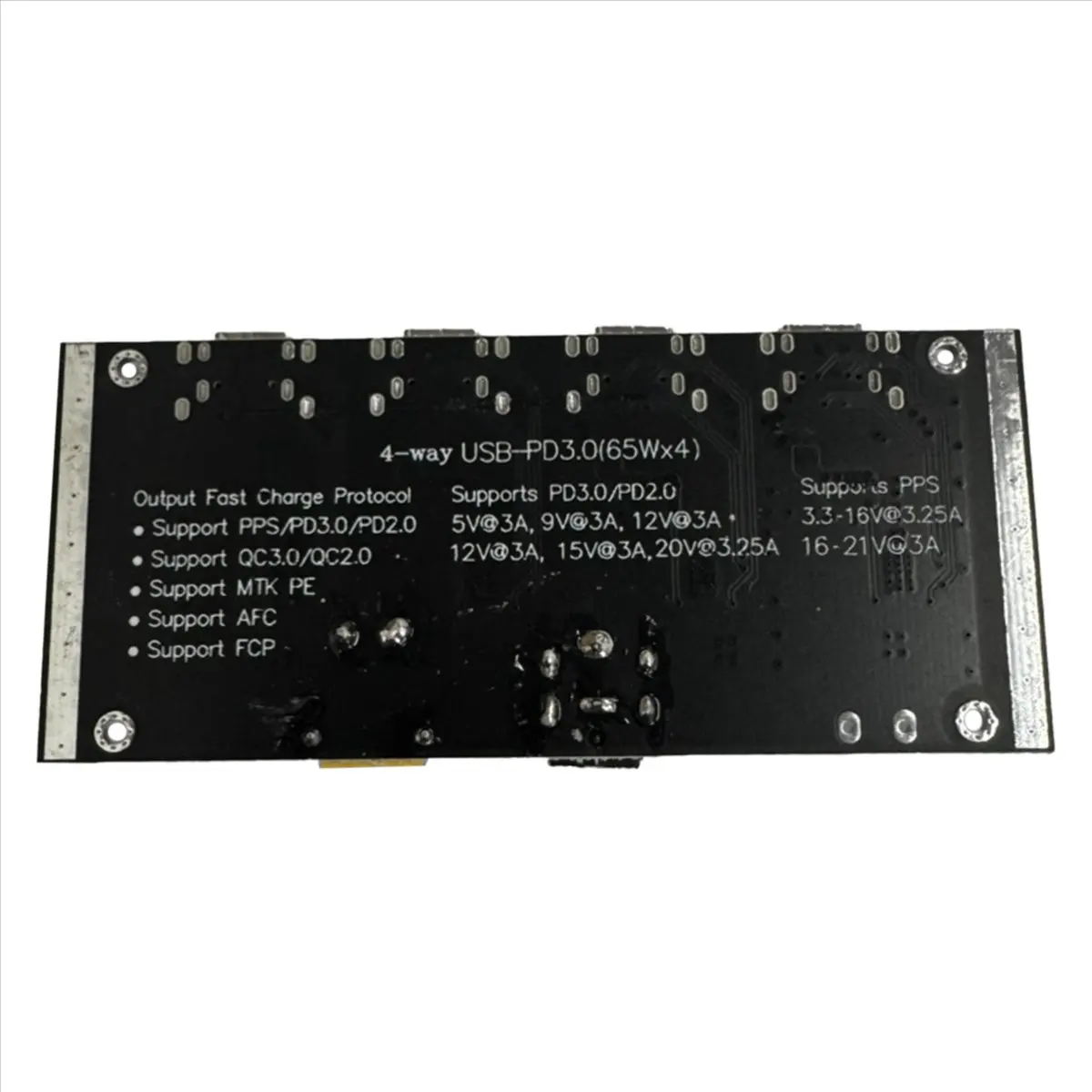 L77A PD65W 4-Way Fast Charger Module PD3.0/2.0 QC3.0/2.0 FCP AFC Type-C DC12-30V Quick Charging Board for