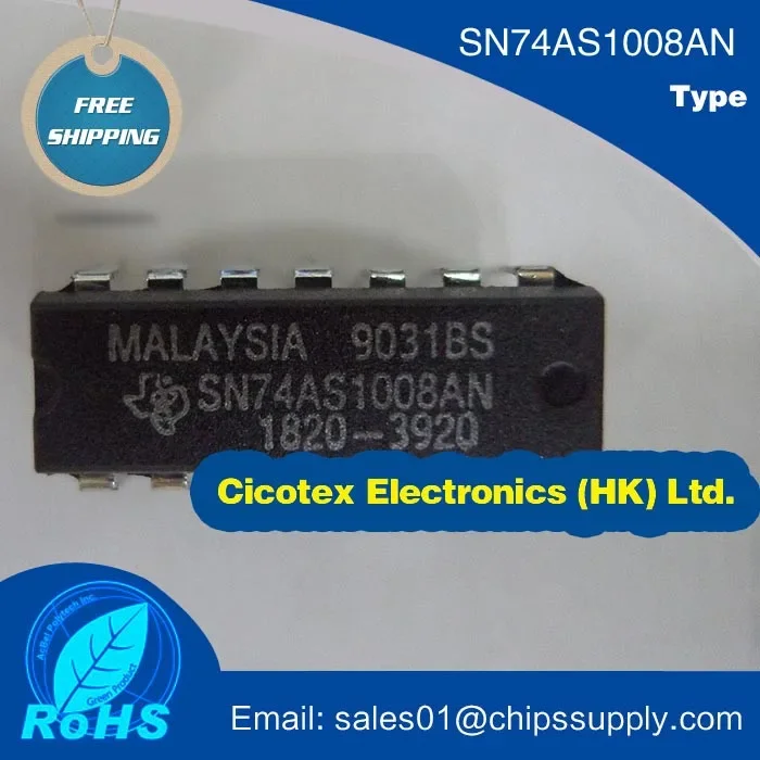 

3pcs/lot SN74AS1008AN 1008 DIP-14 IC GATE AND 4CH 2-INP 14DIP