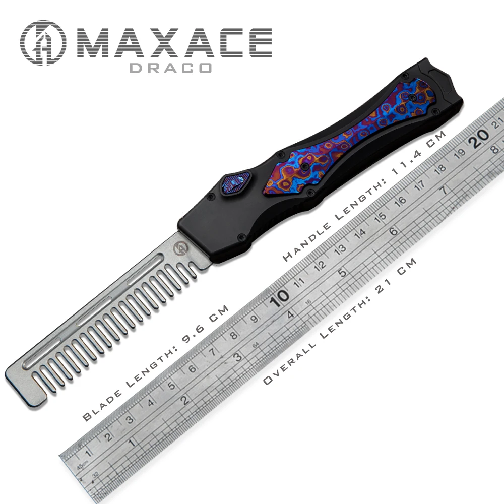 Maxace Draco Folding Knife Tactical Survival Knife for Hunting Camping Fishing Fruit Cutting Tool