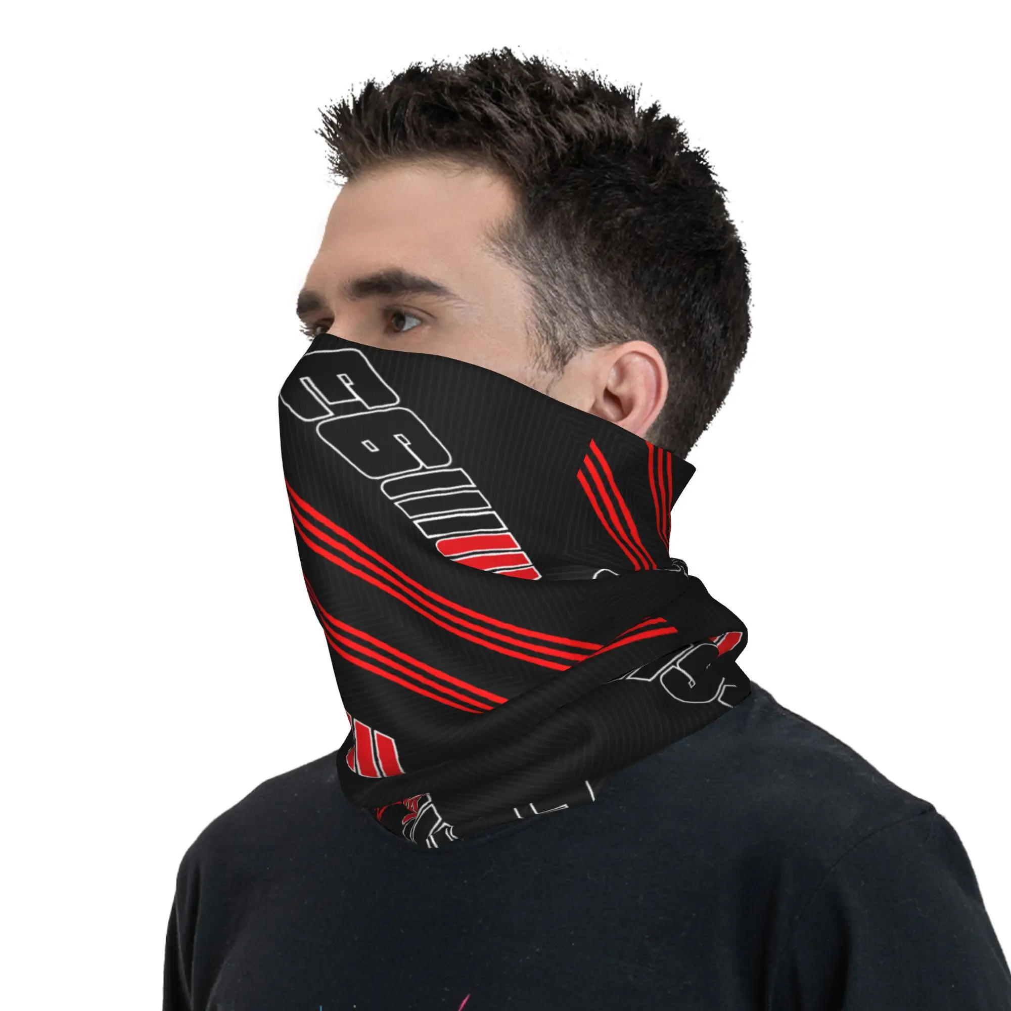 Custom 93 Marquezs Marxs Car Bandana Neck Gaiter UV Protection Face Scarf Cover Men Women Headwear Tube Balaclava
