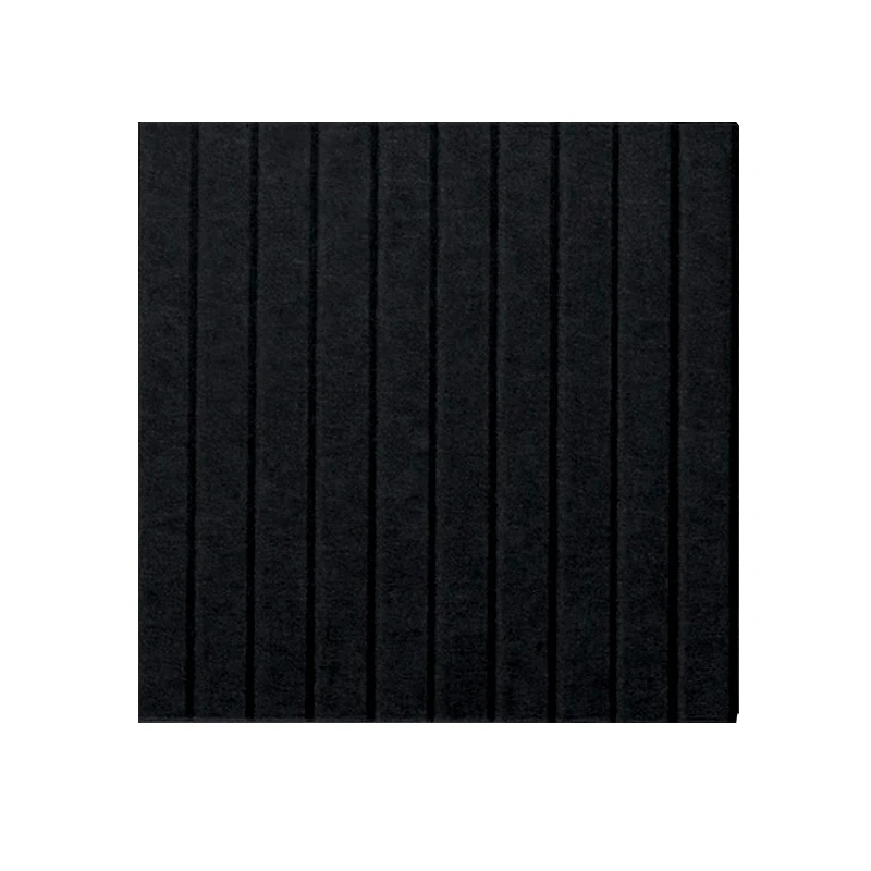 6PCS Black Felt Wall Tiles Cork Bulletin Acounstic Soundproof Note Decorative Boards Memo Panel Sound Absorb Office Home Bedroom