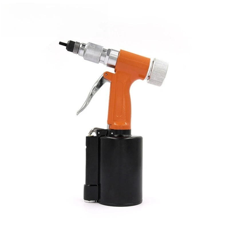 Pistola rivettatrice a tirante, rivettatrice pneumatica, strumento per rivettatura a tirante, pistola per rivetti a tappo