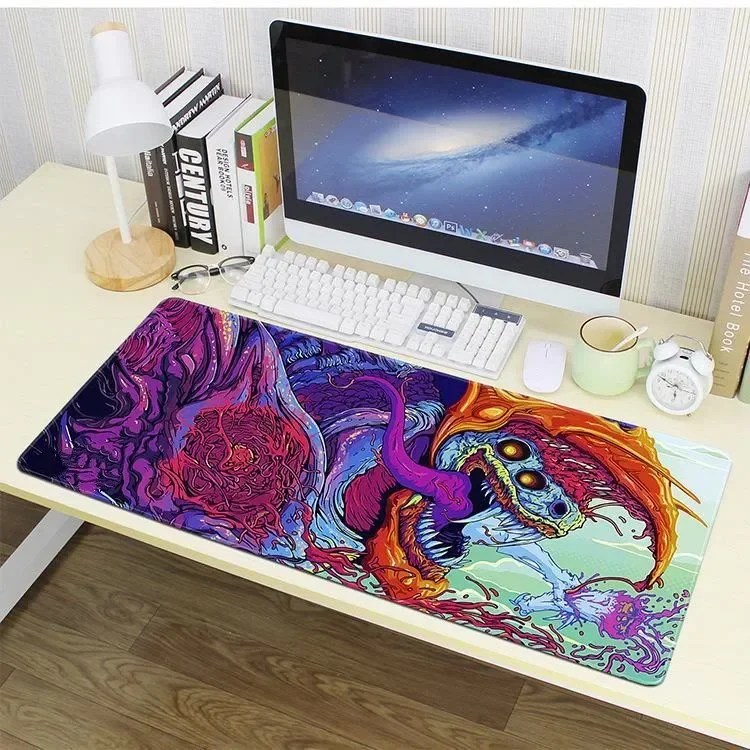 Grote XL Lockedge Grote Gaming Muismat Computer Gamer Toetsenbord Muis Mat Hyper Beast Bureau Muismat voor PC Bureau Pad Nieuw