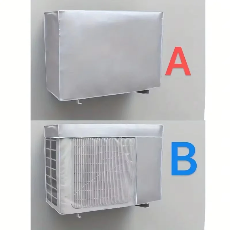 Ultimative Abdeckung für Außenklimaanlagen – langlebiger, wasserdichter und UV-beständiger Polyester-Schutz für Haushaltsgeräte – Detail 4