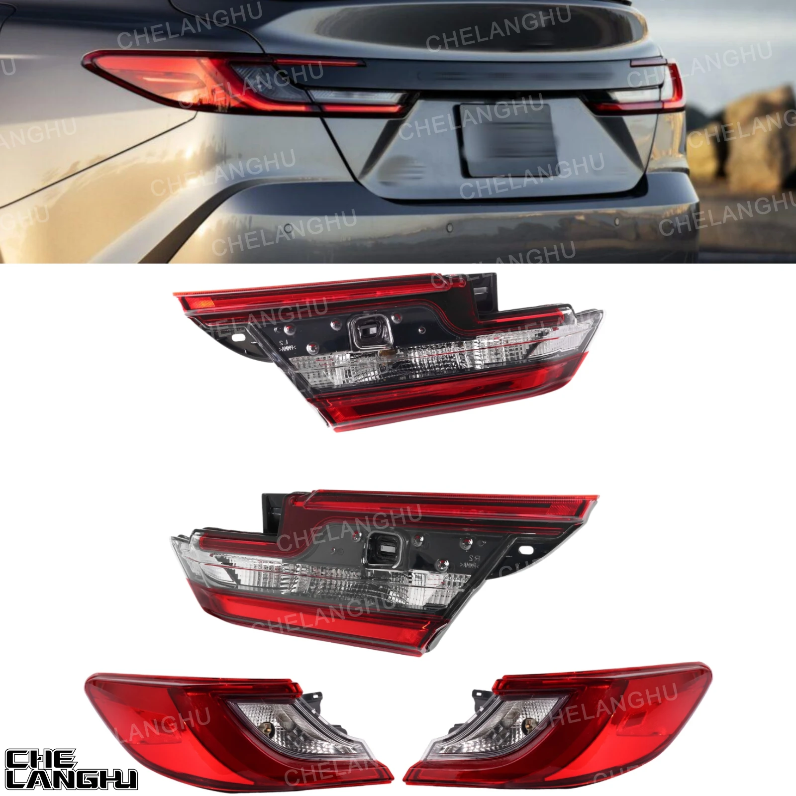 Halogen Tail Light For Toyota Camry LE SE US Version 2025 2026 Car Rear Stop Lamp Turn Signal 81560-AQ010 81580-AQ010