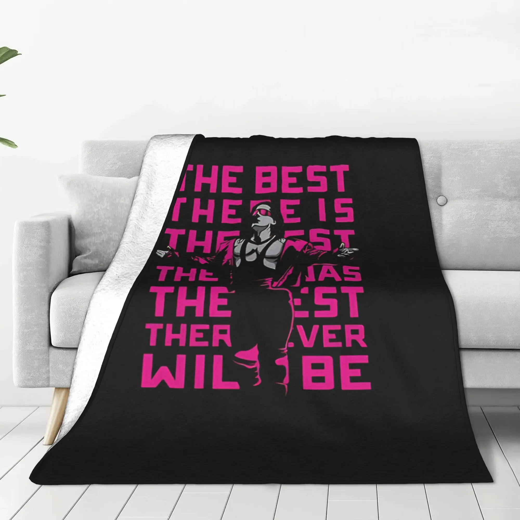 1PC Home Cutecore combat sports wrestler  B-Bret Hart Blanket Super Cosy Plush Home Living Room Sofa Halloween