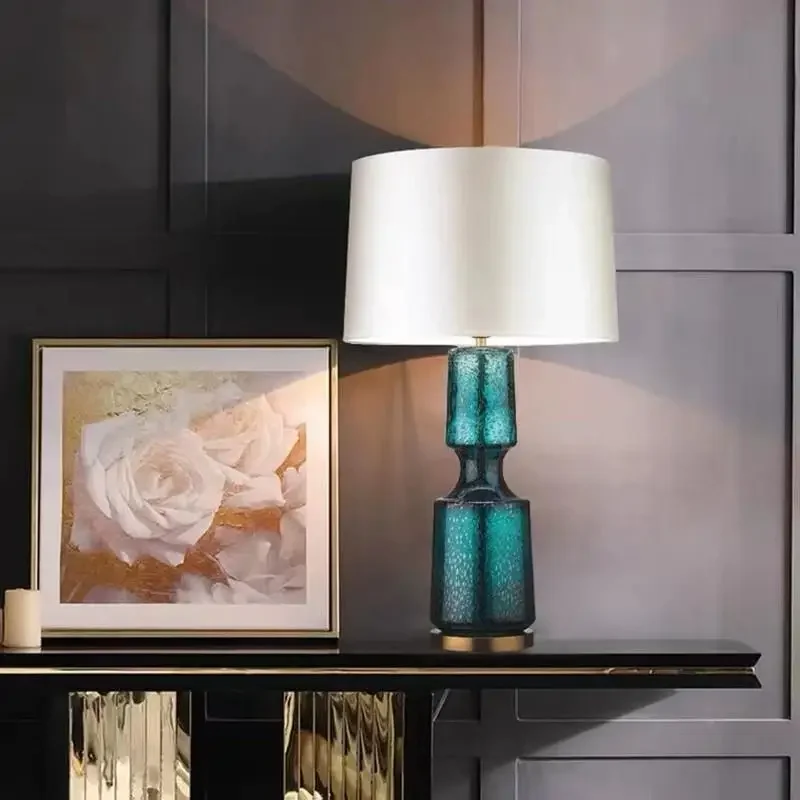 Simple bedroom bedside table lamp post-modern light luxury living room decorative table