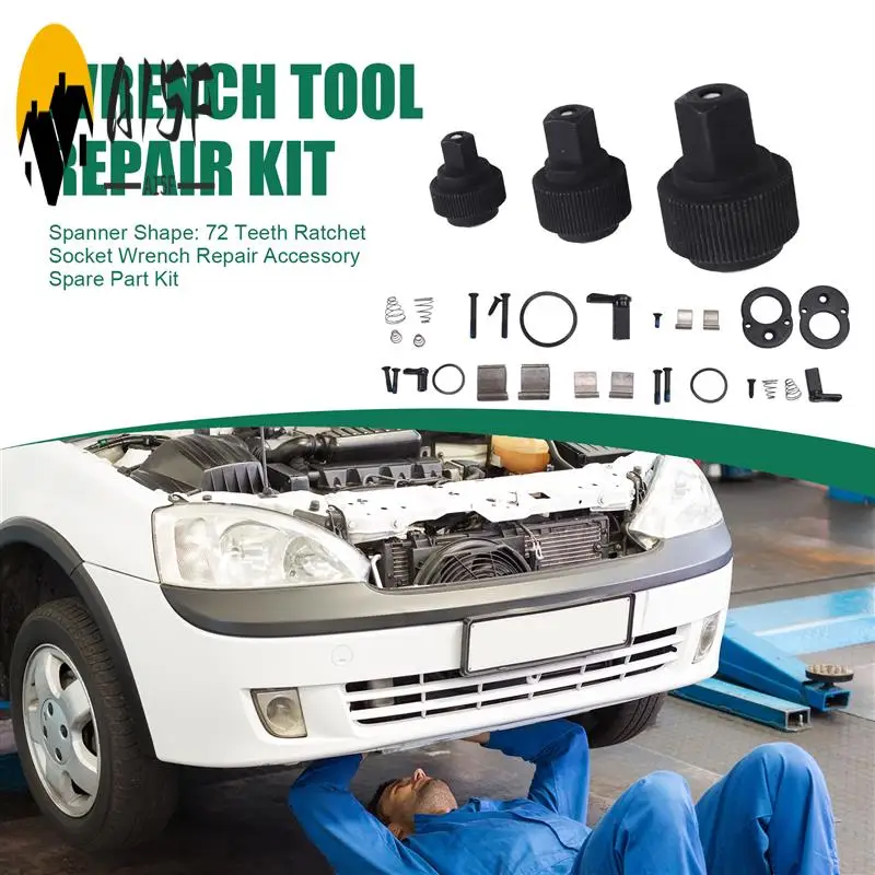 

A15F-72 Teeth Ratchet Wrench Kit Repair Accessory Perfect For Automotive Maintenance Parts Repair Kit Tool