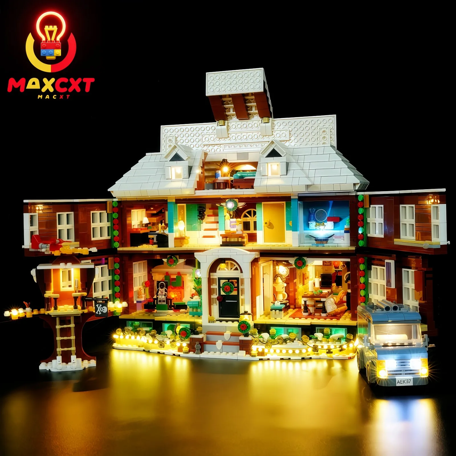 MAXCXT LED Light For LEGO 21330 Home Alone Christmas Children's Gifts DIY Decorative Lamp Not Include Lego Building Blocks Set