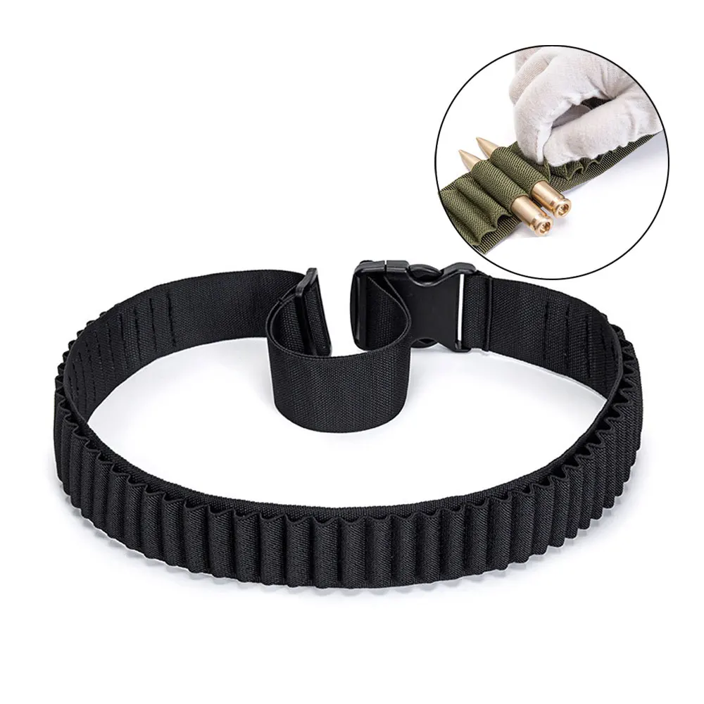 Outdoor Sports 50 Hole Waist Belt 5.56 Bullet Belt Tactical Equipment CS Game Toy Accessories Nylon Waist Belt QG560