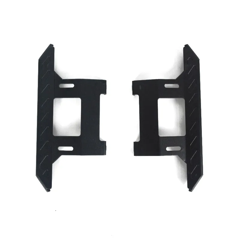 Tough Armor Piastre Laterali Pedali In Metallo Cursore per 1/10 RC Crawler Axial SCX10 RC4WD TF2 RGT Parti di Aggiornamento