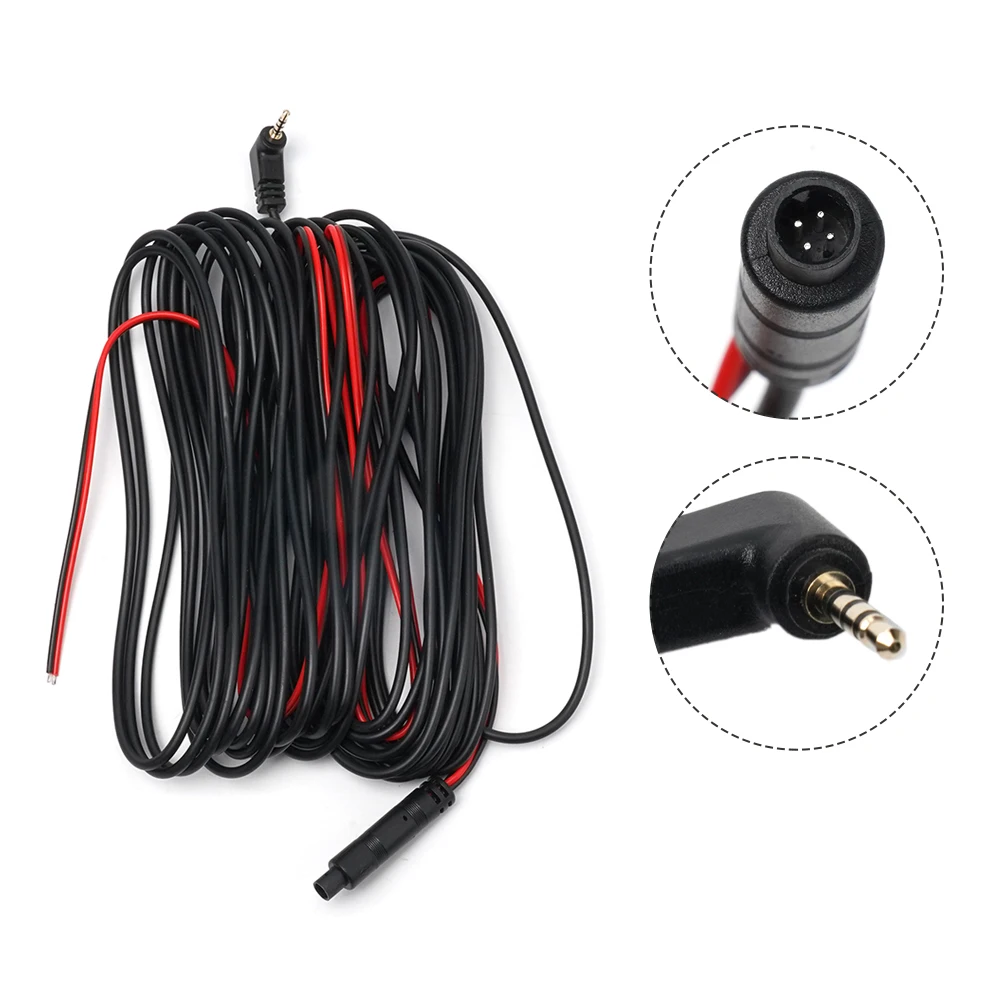 Dash Cam Cable Extension Cable Driving Recorder 1 Piece 10 Meters 4 Pin AV Cable Camera Dash Cam Extension Cable Line Hot Sale