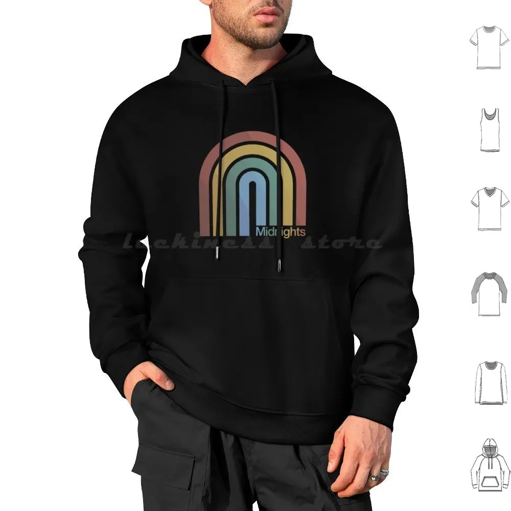 Midnights Rainbow Hoodie cotton Long Sleeve Midnights Snow On The Beach Lavender Haze Shit Anti Hero Bejeweled