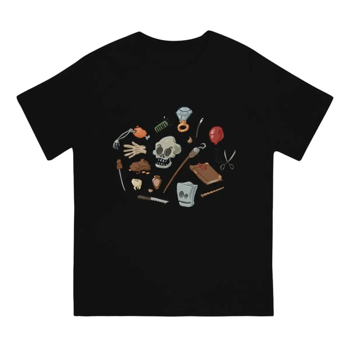 Monkey Island The Curse T Shirt Harajuku Graphic Men's Tshirt Polyester Streetwear