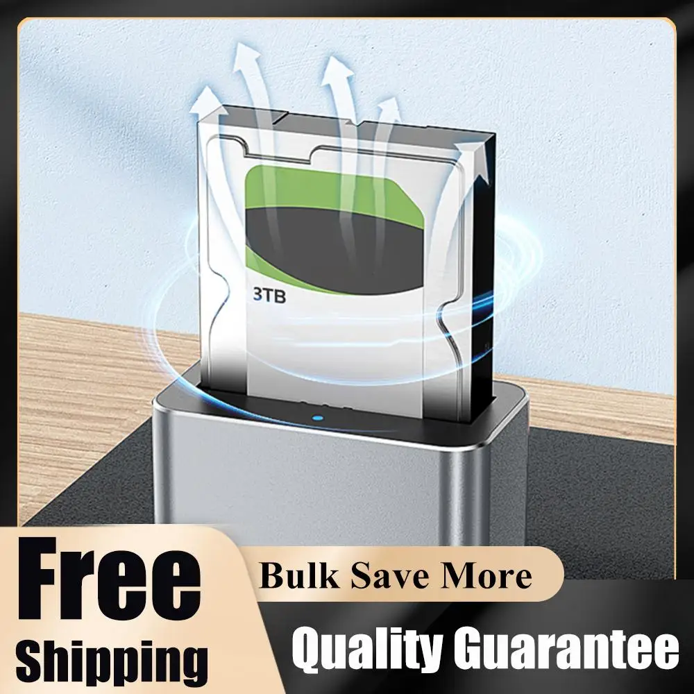 

Hard Drive Dock SAS To USB 3.0 Adapter Support Up To 20TB Reader Converter Docking Station for 2.5/3.5 Inch SATA/SAS HDD SSD