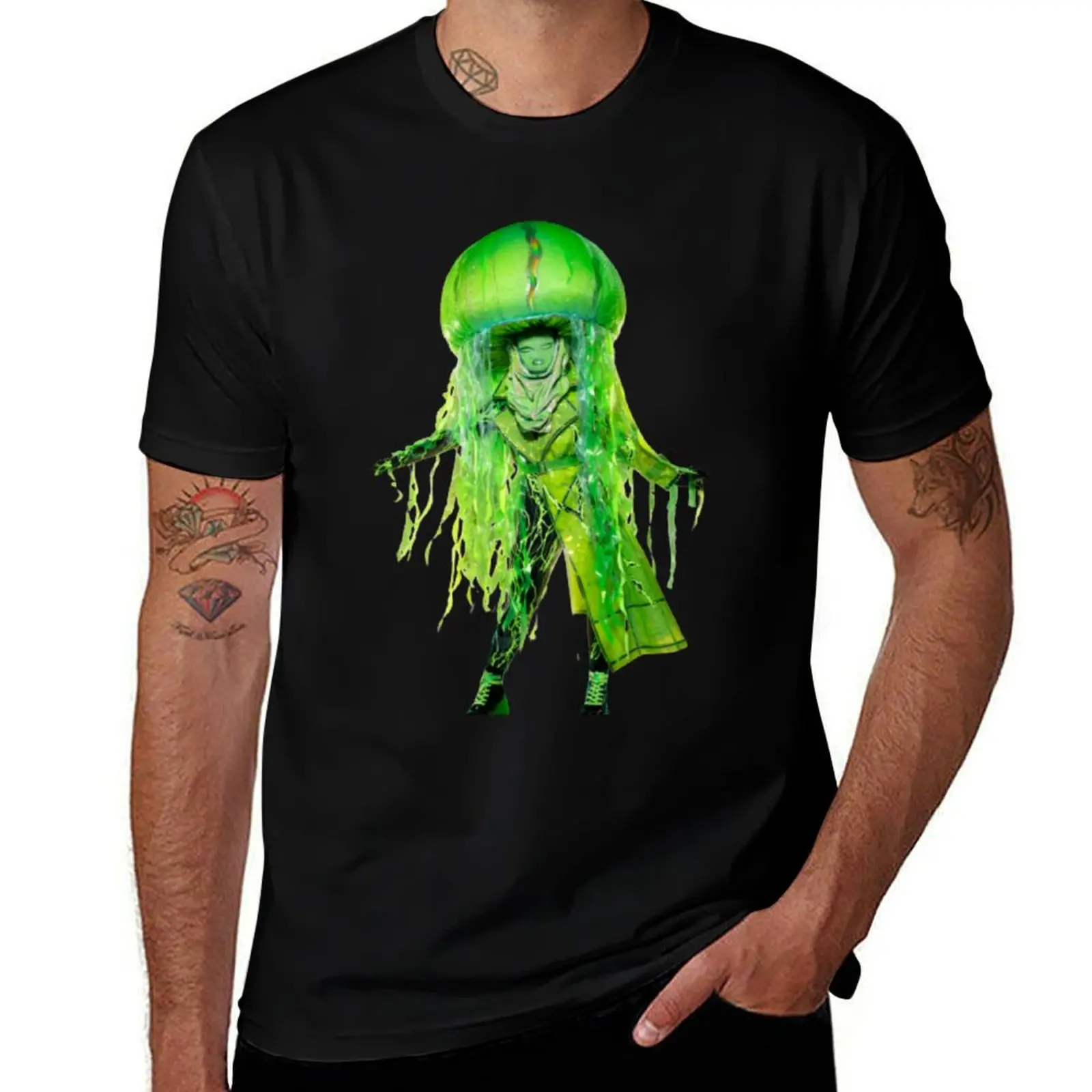 Masked Singer US Season 4 Costume - Jellyfish T-Shirt Daily Casual Short Sleeve Tee Shirt T-Shirt