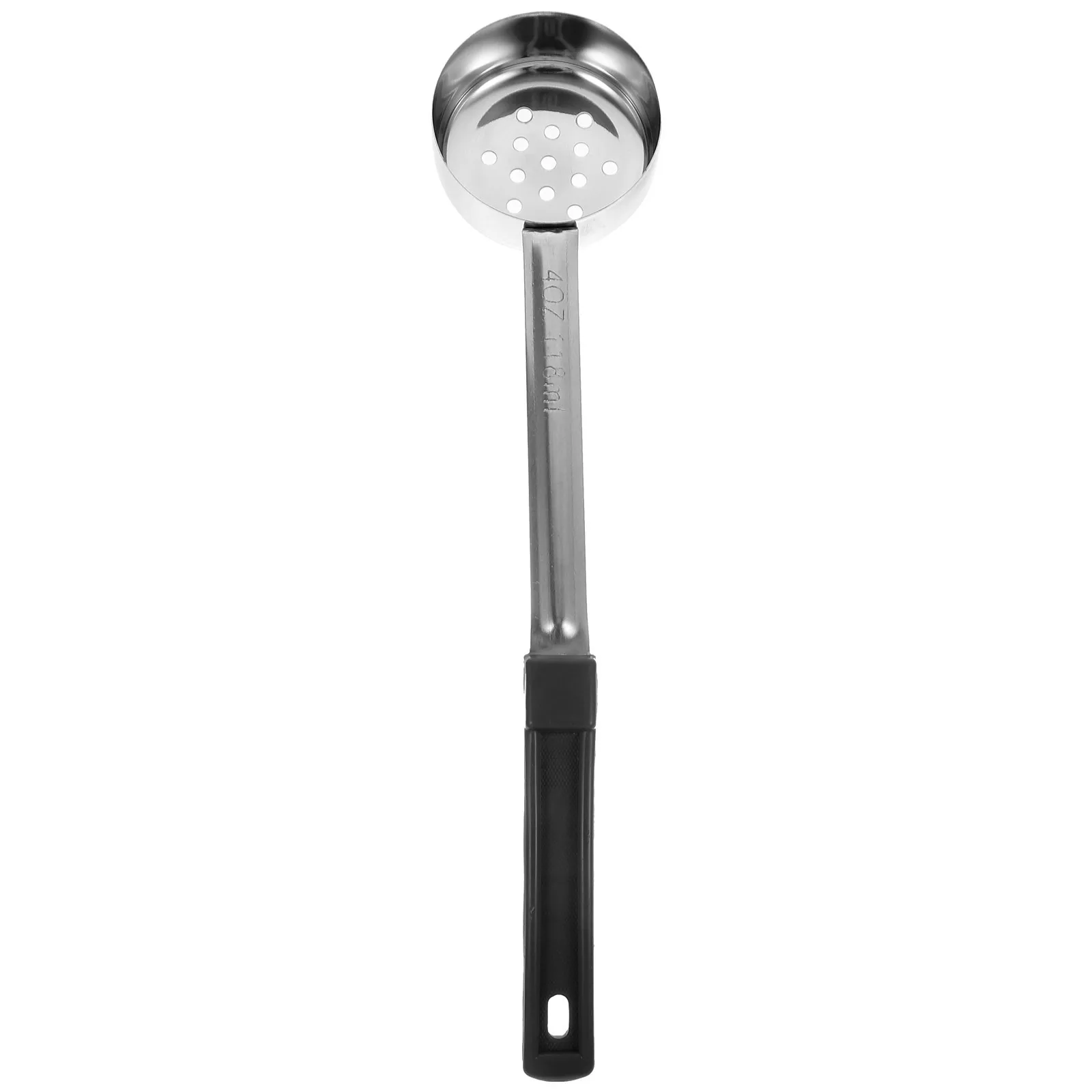 

Kitchen Sauce Serving Spoon Stainless Steel Pizza Sauce Flat Bottom Portion Control Scoop Long Handle for Juices Spreads