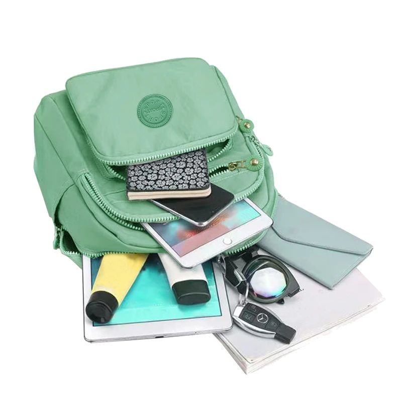 Elegant Stylish Multi-Color Backpack Adjustable-Strap Lightweight for Daily Use School & Work Casual Functional Compact Bag